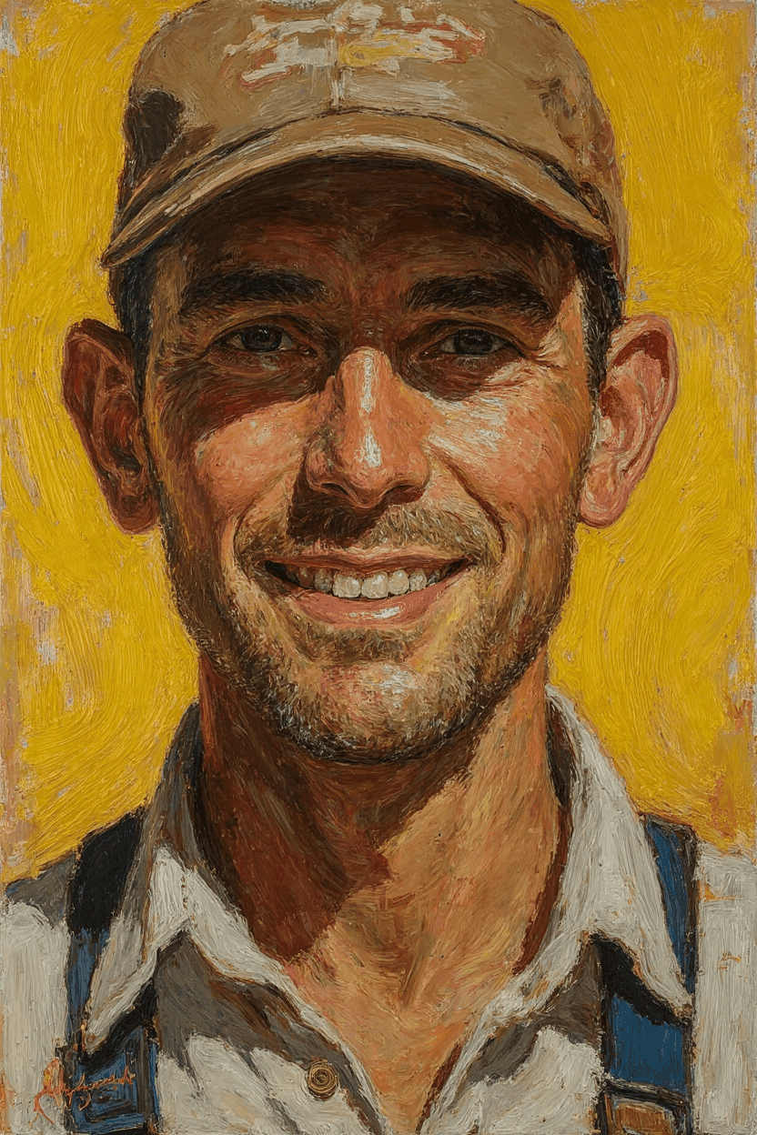 Flux Krea Oil Painting Portrait